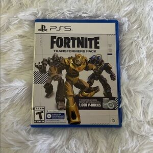 Fortnite Transformers Pack for PS5 -case only